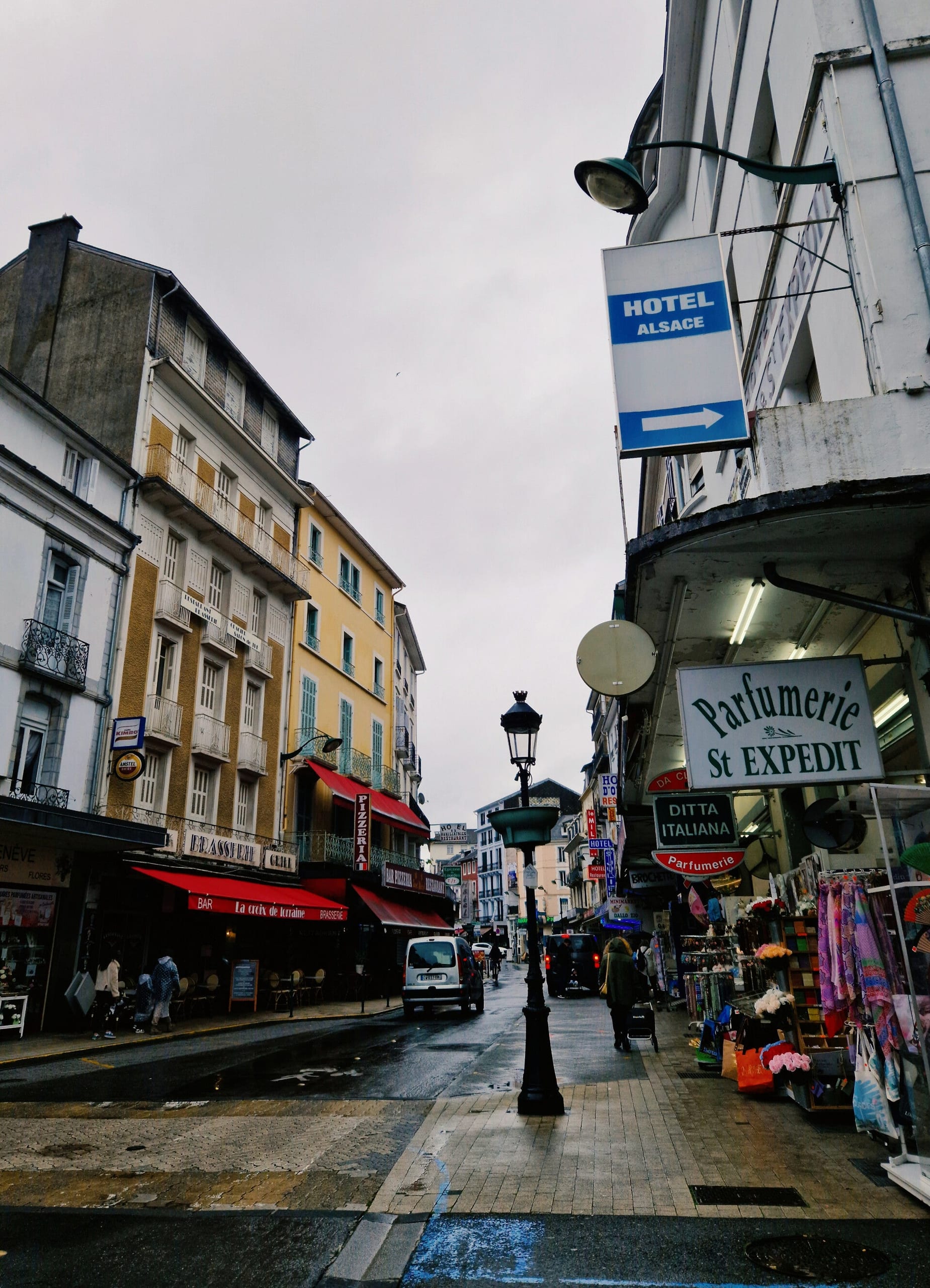 Stadtgasse in Lourdes