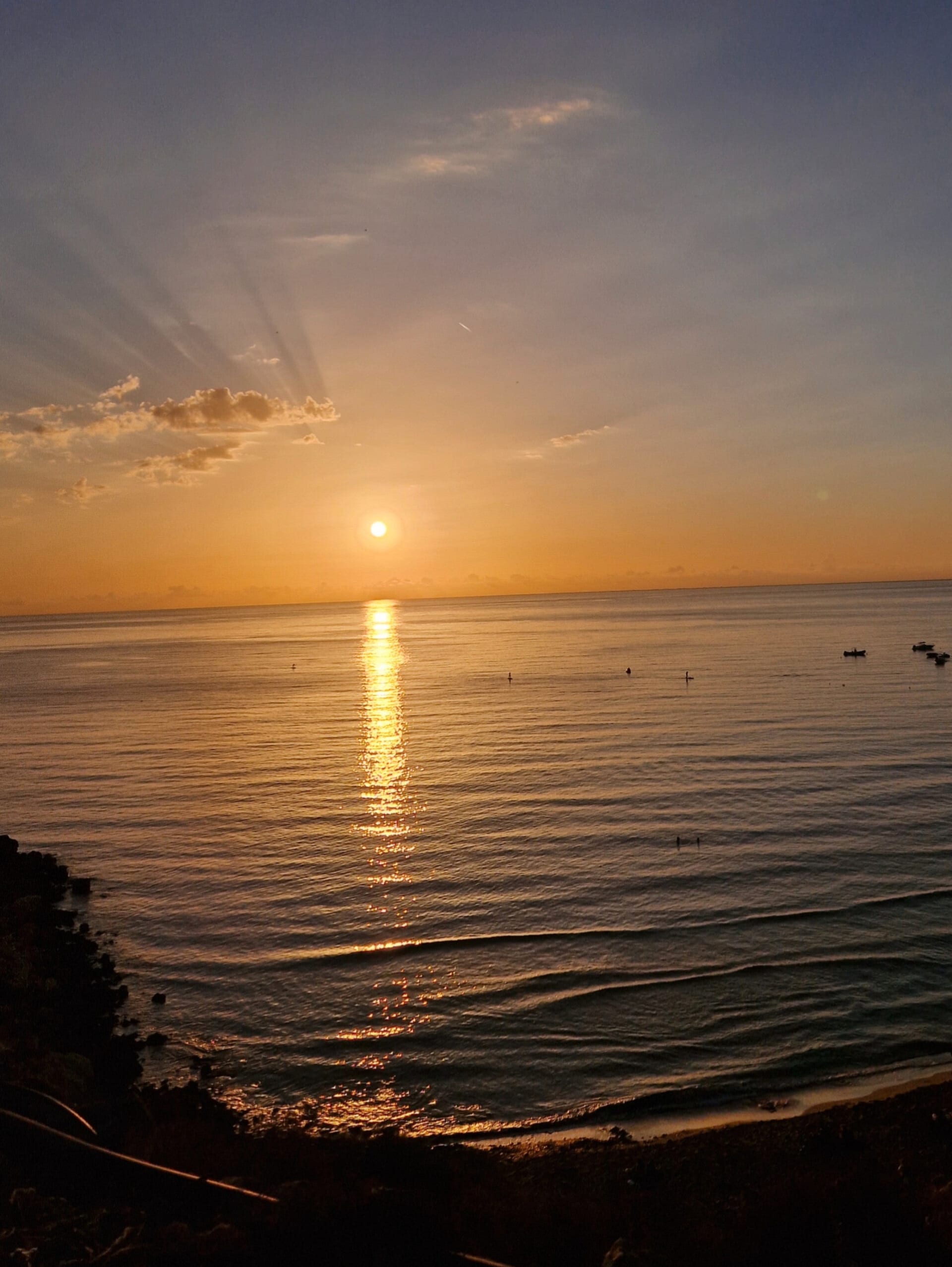 Sonnenuntergang an der Golden Bay